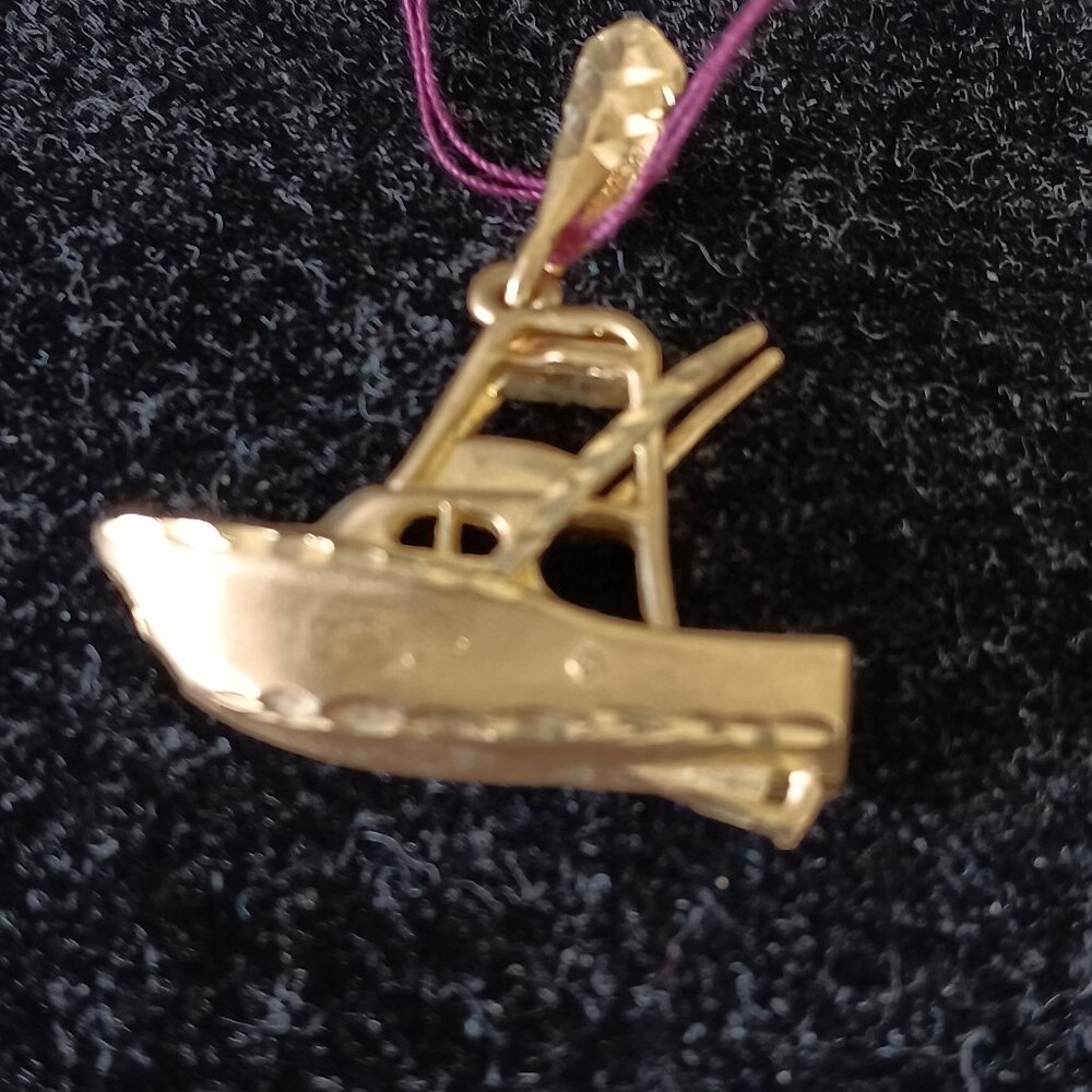 14KT Fine Gold Catamaran Charm